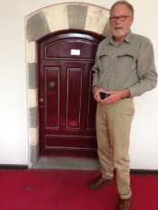 Dale and our room's entry door