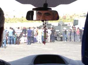 Staying in the car, where I belong...